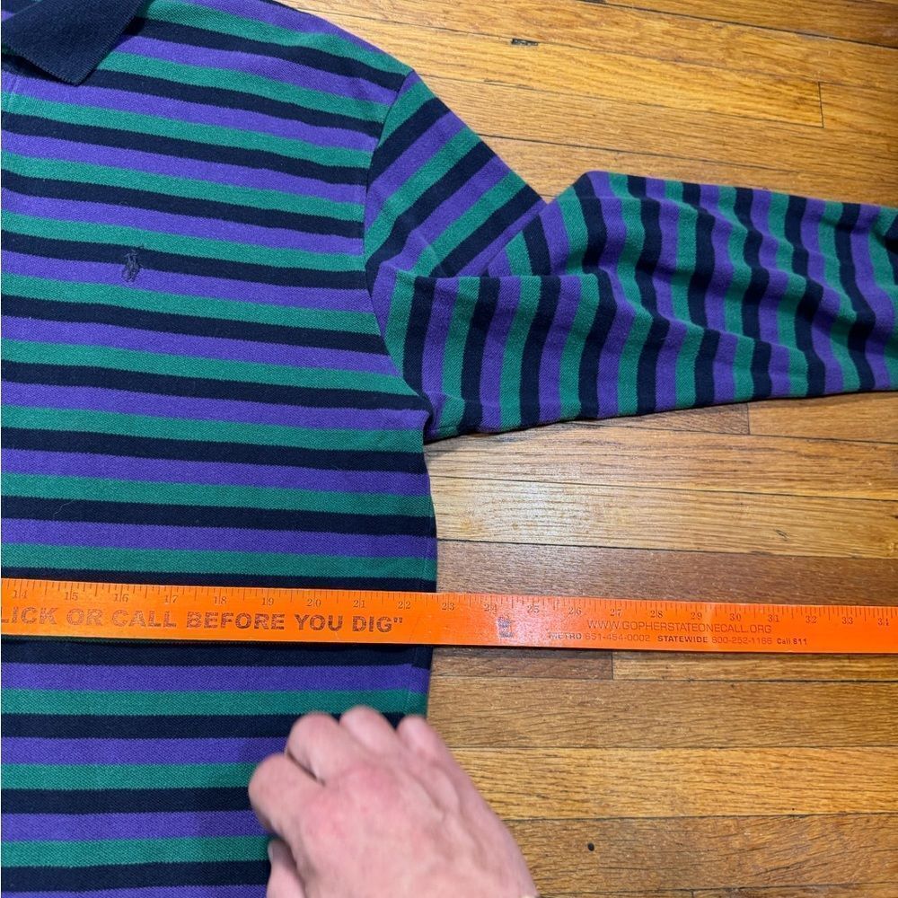 Vintage Polo Ralph Lauren Striped Rugby - Picture 7 of 7